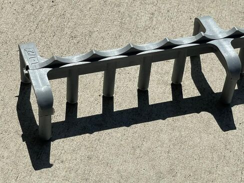 Sandbaggy Plastic Slab Bolster - Continuous Rebar Support Chair - Snap & Lock Ends, Flexible Design - 29 Rebar Capacity (200, 1-1/2 in x 2.5 ft (H x L)) in Saudi Arabia