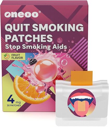 Nicotine Oral Strips, Fast-Absorbing Quit Smoking Strips 4mg, 30 Count Stop Smoking Aid with Behavioral Support Program, Fruit Flavored Nicotine Replacement lozenges, Helps Control Cravings in Kuwait