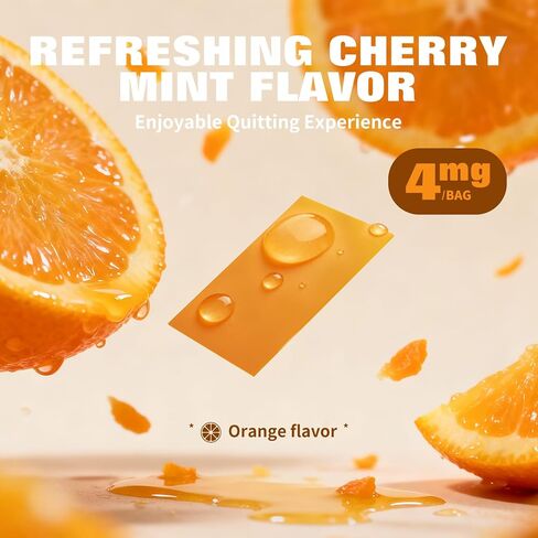 Nicotine Oral Strips, Fast-Absorbing Quit Smoking Strips 4mg, 30 Count Stop Smoking Aid with Behavioral Support Program, Fruit Flavored Nicotine Replacement lozenges, Helps Control Cravings in Kuwait