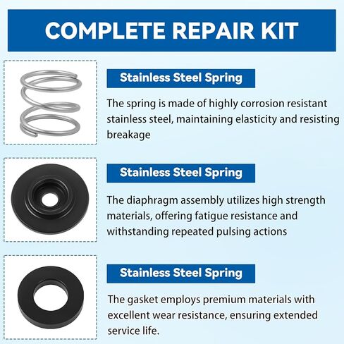 طقم إصلاح الملف اللولبي للصمام PK-AB144A-1-KIT لصمامات التحكم في الملف اللولبي TeeJet DirectoValve AA144A-1، AA144A-2، AA144A-3 in Kuwait