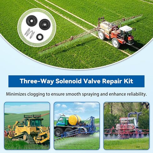 طقم إصلاح الملف اللولبي للصمام PK-AB144A-1-KIT لصمامات التحكم في الملف اللولبي TeeJet DirectoValve AA144A-1، AA144A-2، AA144A-3 in Kuwait