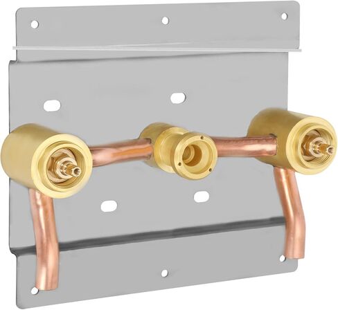 K-410-K-NA 5/8" Two-Handle Ceramic Valve, Dual Control Wall Mounted, Separate Control for Hot and Cold Water, 60 Psi, Maximum Flow Rate 2.2 Gpm, Solid Brass Construction in Kuwait