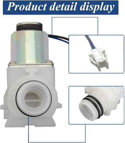 صمام الملف اللولبي لصنبور الاستشعار، الجهد الكهربي المقدر 3 فولت، متوافق مع صناديق التحكم في صنبور مستشعر TOTO DLE124DE وDLE124BSK، صمام التحكم في تدفق المياه مع الملحقات الأساسية in Kuwait