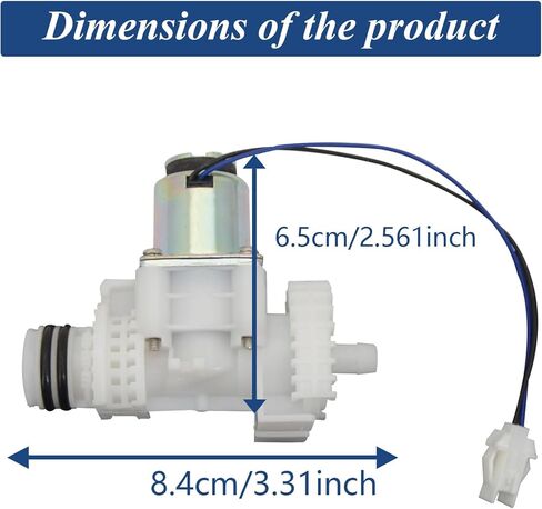صمام الملف اللولبي لصنبور الاستشعار، الجهد الكهربي المقدر 3 فولت، متوافق مع صناديق التحكم في صنبور مستشعر TOTO DLE124DE وDLE124BSK، صمام التحكم في تدفق المياه مع الملحقات الأساسية in Kuwait