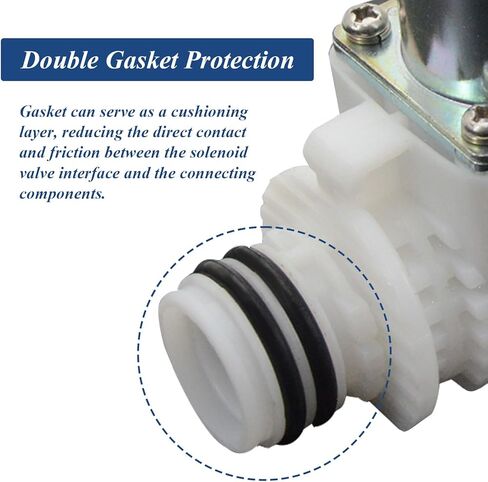 صمام الملف اللولبي لصنبور الاستشعار، الجهد الكهربي المقدر 3 فولت، متوافق مع صناديق التحكم في صنبور مستشعر TOTO DLE124DE وDLE124BSK، صمام التحكم في تدفق المياه مع الملحقات الأساسية in Kuwait