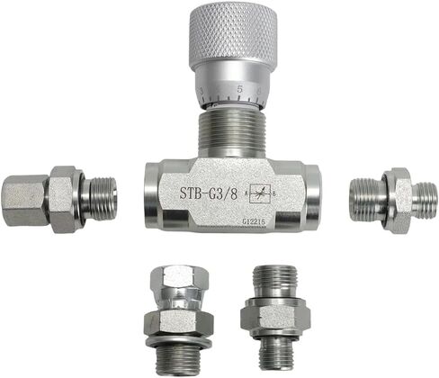 AUTOVIC STB-G3/8 3/8 "L08 صمام التحكم في التدفق الهيدروليكي للحفارة الصغيرة in Kuwait