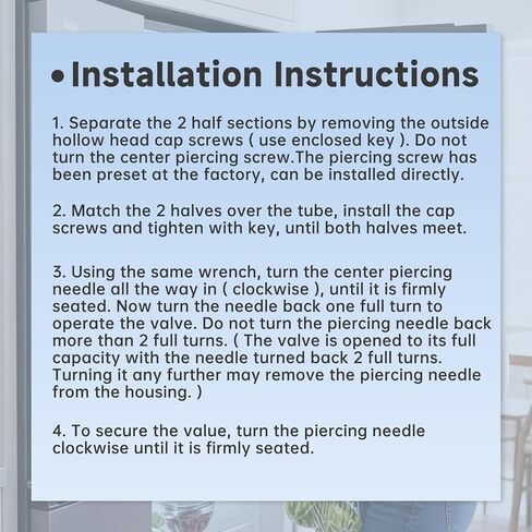 صمام ثقب الرصاصة BPV21، 1/2 بوصة و5/8 بوصة OD، بديل OEM للثلاجة وأجهزة تكييف الهواء in Kuwait