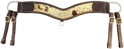 Showman Hair-On Cowhide Leather Tripping Collar in Saudi Arabia