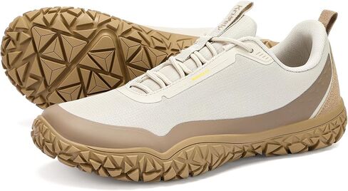 Kricely Barefoot Shoes Men Comfortable Zero Drop Trail Running Shoes Non-Slip Minimalist Gym Shoe Mens Weightlifting Cross Training Sneakers in Kuwait