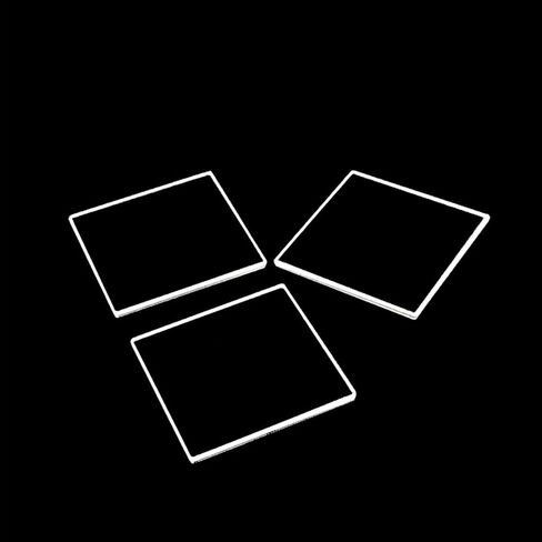 5 Pcs Optical Glasses,Optical Quartz Glass,Fused Quartz Plates,Fused Silica Glass,Quartz Glass Sheet (Laboratory UV-Vis Grade, 25 x 25 x 1 mm) in Saudi Arabia