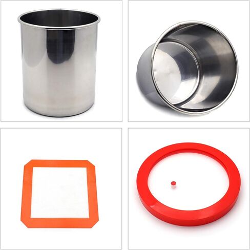 HongK- مجموعة أدوات تكييف الهواء لمضخة الهواء سعة 3 جالون من السيليكون ومضخة هواء أحادية المرحلة 3CFM [P/N: ET-TOOL009-RAW] in Kuwait