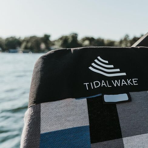 Tidal Wake TAG-IT –58" Snub Nose Surf & Wake Board Sock - Soft Wakesurf/Wakeboard Bag with Built-in Name Tab, Customizable Wake Surfboard/Wakeboard Cover Protects Your Board Teal-Cream-Taupe in Kuwait