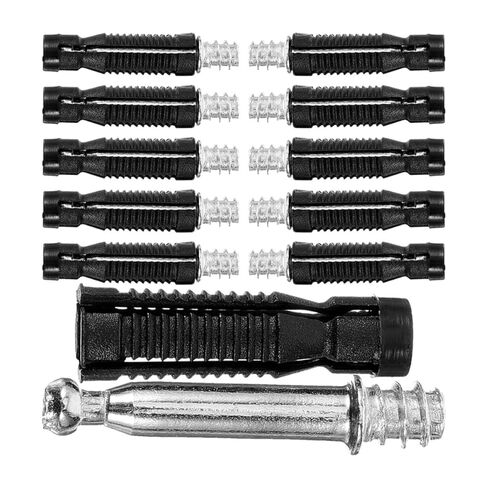 100pcs Furniture Connector Cam Lock Fittings 2-in-1 Hidden Cabinet Bolt Nut Fastener Kit for Wardrobe and Furniture Assembly in Saudi Arabia