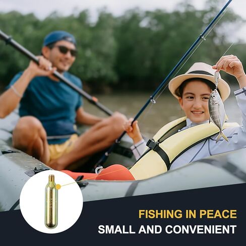 24 Gram CO2 Cartridge Life Jacket Rearming Kit, Auto/Manual PFD, Metal Cartridge for Life Jacket CO2 Cartridges. in Kuwait