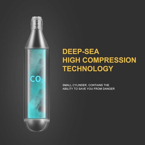 24 Gram CO2 Cartridge Life Jacket Rearming Kit, Auto/Manual PFD, Metal Cartridge for Life Jacket CO2 Cartridges. in Kuwait
