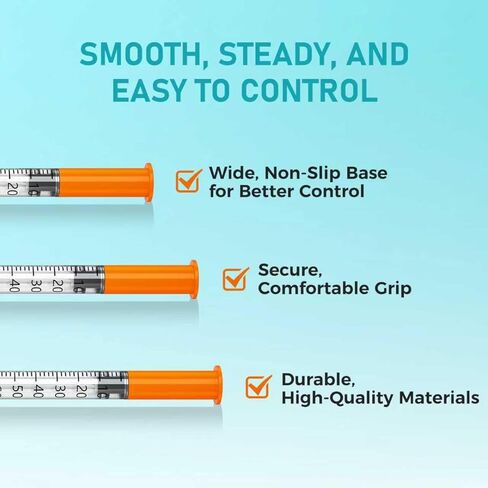 Jeringa, 1ml 30G 5/16" (8mm) Syring, Pack of 100 in Kuwait