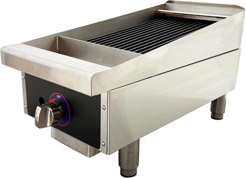 TECHTONGDA 12" Commercial Gas Charbroiler Smokeless Broiler Grilled Steak Machine Natural Gas Cast Iron Grates BBQ Broiler in Saudi Arabia
