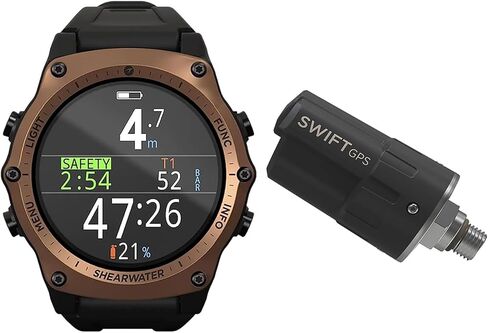 Shearwater Teric Dive Computer with GPS Transmitter, Bronze Journey Edition in Saudi Arabia