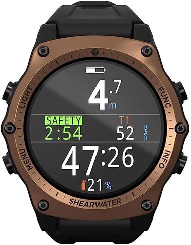 Shearwater Teric Dive Computer with GPS Transmitter, Bronze Journey Edition in Saudi Arabia