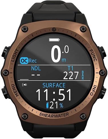 Shearwater Teric Dive Computer with GPS Transmitter, Bronze Journey Edition in Saudi Arabia