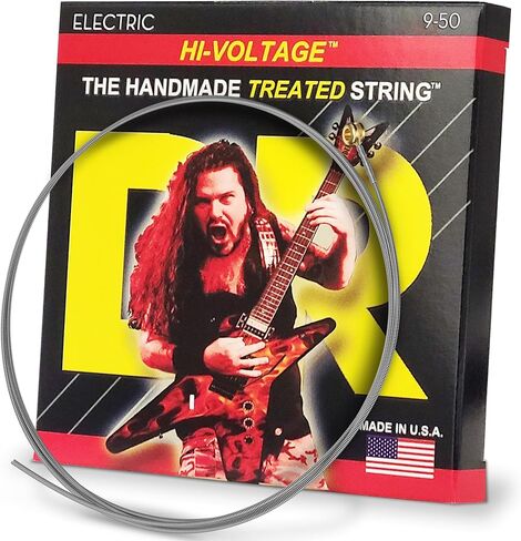 DR Strings DBG-9/50 Hi-Voltage Dimebag Darrell Signature Electric Guitar Strings - .009-.050 in Saudi Arabia