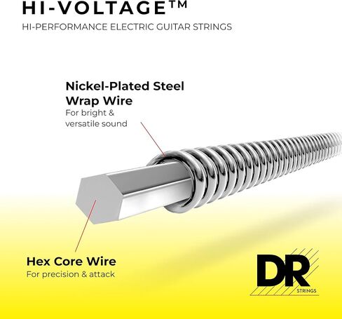 DR Strings DBG-9/50 Hi-Voltage Dimebag Darrell Signature Electric Guitar Strings - .009-.050 in Saudi Arabia