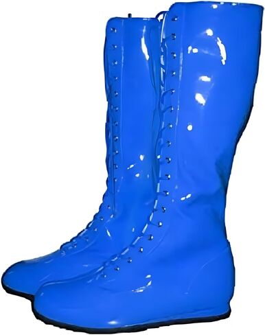 Pro Wrestling Costume Boots Super Hero Wrestler Halloween Cosplay in Kuwait