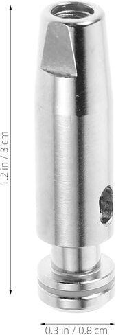 Stainless Steel Fencing Sword Tip Replacement Heads Durable Spare Parts for Practice Fencing Compatible with Epee and Foil Swords Accessories in Kuwait