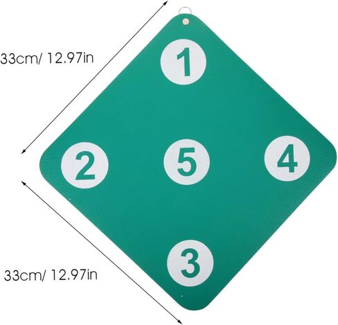 BESPORTBLE Dual-Sided Fencing Target Sturdy Wall-Mounted Arrow Target for Training Anti-Puncture Rubber Fencing Equipment for Indoor and Outdoor Practice in Saudi Arabia