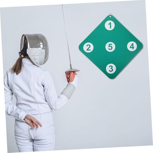 BESPORTBLE Dual-Sided Fencing Target Sturdy Wall-Mounted Arrow Target for Training Anti-Puncture Rubber Fencing Equipment for Indoor and Outdoor Practice in Saudi Arabia