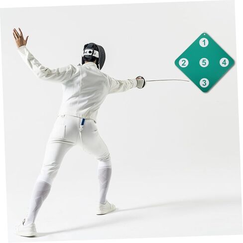 BESPORTBLE Dual-Sided Fencing Target Sturdy Wall-Mounted Arrow Target for Training Anti-Puncture Rubber Fencing Equipment for Indoor and Outdoor Practice in Saudi Arabia