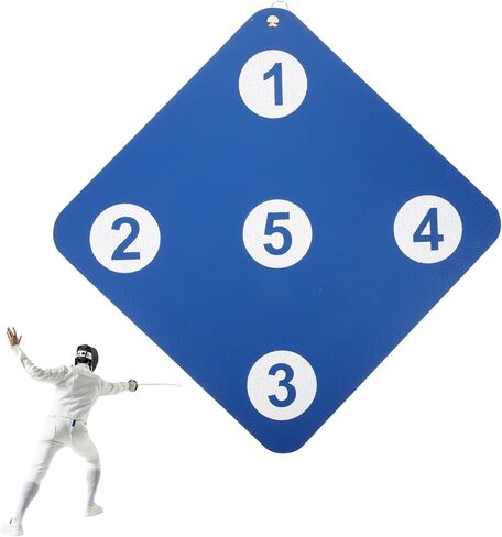 POPETPOP Fencing Practice Dummy Shooting Target Wall for Fencing Sport Accessory Double-Sided Tool Weather-Resistant Portable in Saudi Arabia