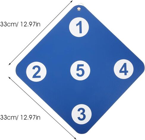 POPETPOP Fencing Practice Dummy Shooting Target Wall for Fencing Sport Accessory Double-Sided Tool Weather-Resistant Portable in Saudi Arabia