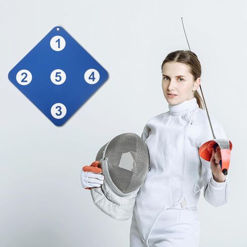 POPETPOP Fencing Practice Dummy Shooting Target Wall for Fencing Sport Accessory Double-Sided Tool Weather-Resistant Portable in Saudi Arabia