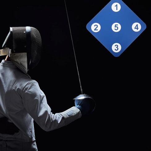 POPETPOP Fencing Practice Dummy Shooting Target Wall for Fencing Sport Accessory Double-Sided Tool Weather-Resistant Portable in Saudi Arabia