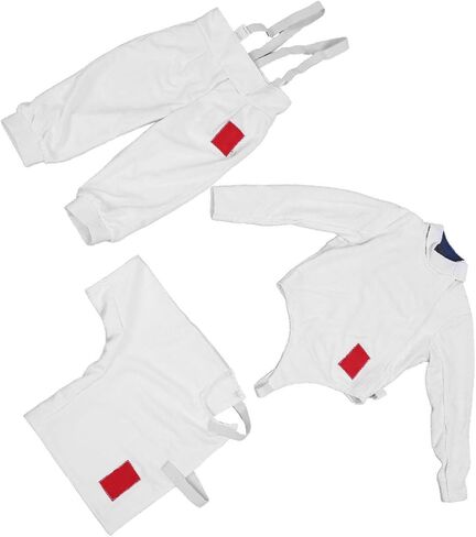 350NW Fencing Sport Uniform Suit,Fencing Pants Jacket Vest Set for Kids (42) in Kuwait