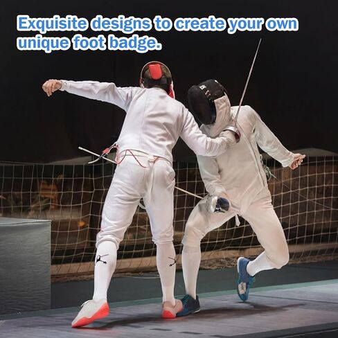 10 Pairs Fencing Socks for Epee and Foil White Cotton Knee High Socks Comfortable Support Athletic Stockings with Reinforced Foot Protection for Men Youth in Kuwait