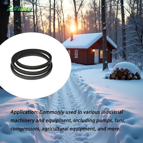 Belts A34 / 4L360 Classic Wrapped Industrial V-Belt, 36" Outside Circumference Width 0.5" in Kuwait