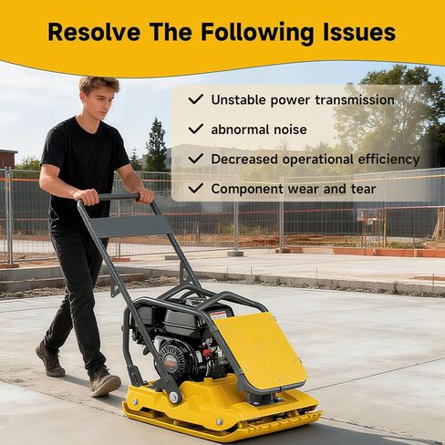 حزام التوقيت لضاغط لوحة حزام القيادة متوافق مع ضاغط Wacker Neuson WP1550 WP1540 استبدال #: 0111158 5000011158 5100044733 لوحة النماذج القديمة والجديدة in Kuwait