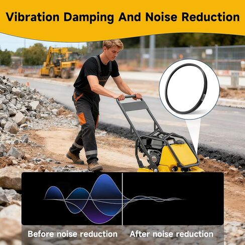 حزام التوقيت لضاغط لوحة حزام القيادة متوافق مع ضاغط Wacker Neuson WP1550 WP1540 استبدال #: 0111158 5000011158 5100044733 لوحة النماذج القديمة والجديدة in Kuwait