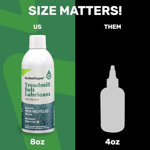 100% Silicone Treadmill Belt Lubricant - Treadmill Oil Spray - All Types of Treadmills - Eco-Friendly Lube - Non-Toxic - Odorless - 8 oz in Saudi Arabia