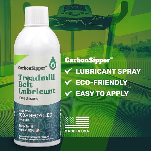 100% Silicone Treadmill Belt Lubricant - Treadmill Oil Spray - All Types of Treadmills - Eco-Friendly Lube - Non-Toxic - Odorless - 8 oz in Saudi Arabia