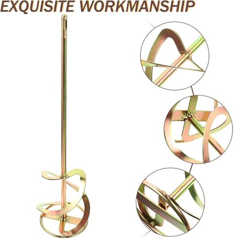 Angoily 19.09 Inch Electric Hammer Mixing Rod Drill Attachment Paint Mixer for Drywall Mud Grout Cement Stirring Tool Replacement in Kuwait