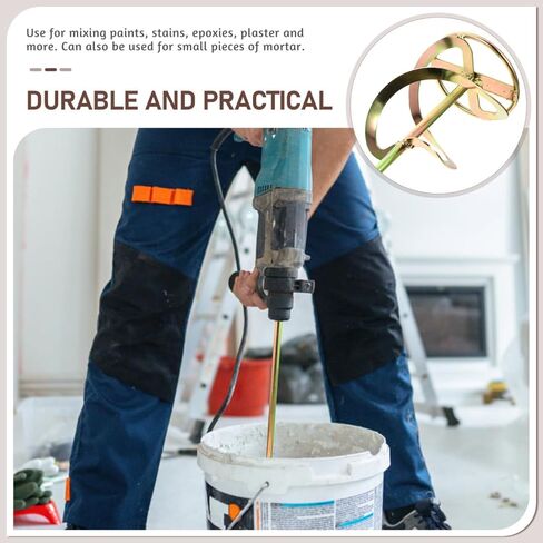 Angoily 19.09 Inch Electric Hammer Mixing Rod Drill Attachment Paint Mixer for Drywall Mud Grout Cement Stirring Tool Replacement in Kuwait