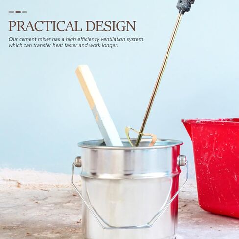 Angoily 19.09 Inch Electric Hammer Mixing Rod Drill Attachment Paint Mixer for Drywall Mud Grout Cement Stirring Tool Replacement in Kuwait