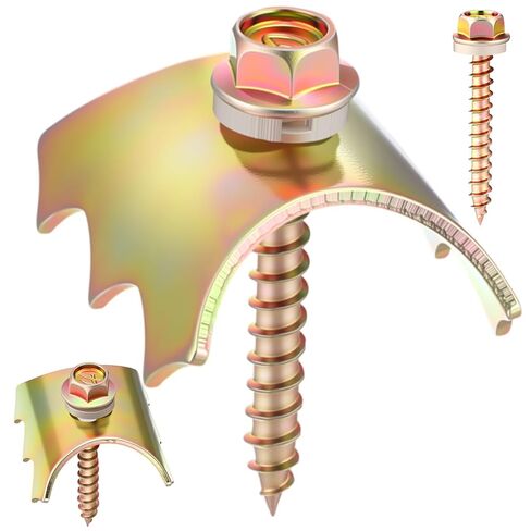 200 Pcs 2 Inch Fence Staples for Wire Fencing Reusable Fence Nails Galvanized Iron Fencing Staples for Softwood Metal Grid Compatible, Farm Garden Use, Easy Install and Remove in Kuwait