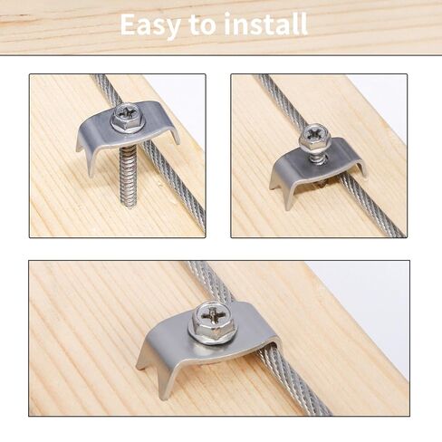 دبابيس سياج شائكة قابلة لإعادة الاستخدام، 50 قطعة من مثبتات السياج لسياج الأسلاك، مشابك سياج الأسلاك، مسامير سياج للأخشاب الناعمة، متوافقة مع الشبكة المعدنية in Kuwait