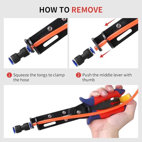 Air Line Pliers Push to Connect Fittings Removal Tool, Disconnect Tool for 1/4" 5/16" (6mm, 8mm) Qucik Connect Air Hose Fittings, Release Pliers for Push-Fit Pneumatic Connectors in Saudi Arabia