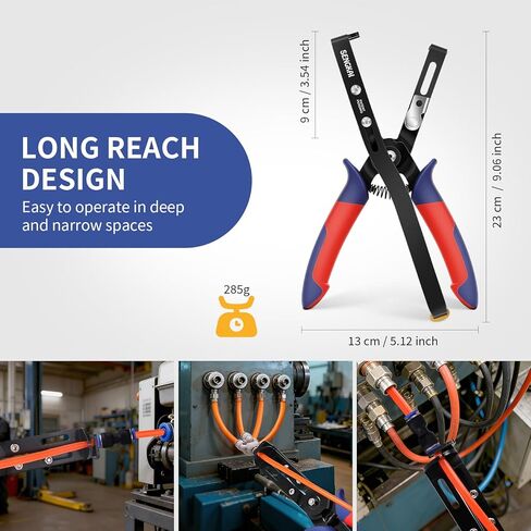 Air Line Pliers Push to Connect Fittings Removal Tool, Disconnect Tool for 1/4" 5/16" (6mm, 8mm) Qucik Connect Air Hose Fittings, Release Pliers for Push-Fit Pneumatic Connectors in Saudi Arabia