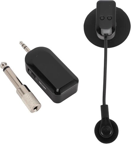ZJchao 2.4G Wireless Instrument Microphone System Accurate Pickup for Guitar Violin Accordion Outdoor Performance in Saudi Arabia